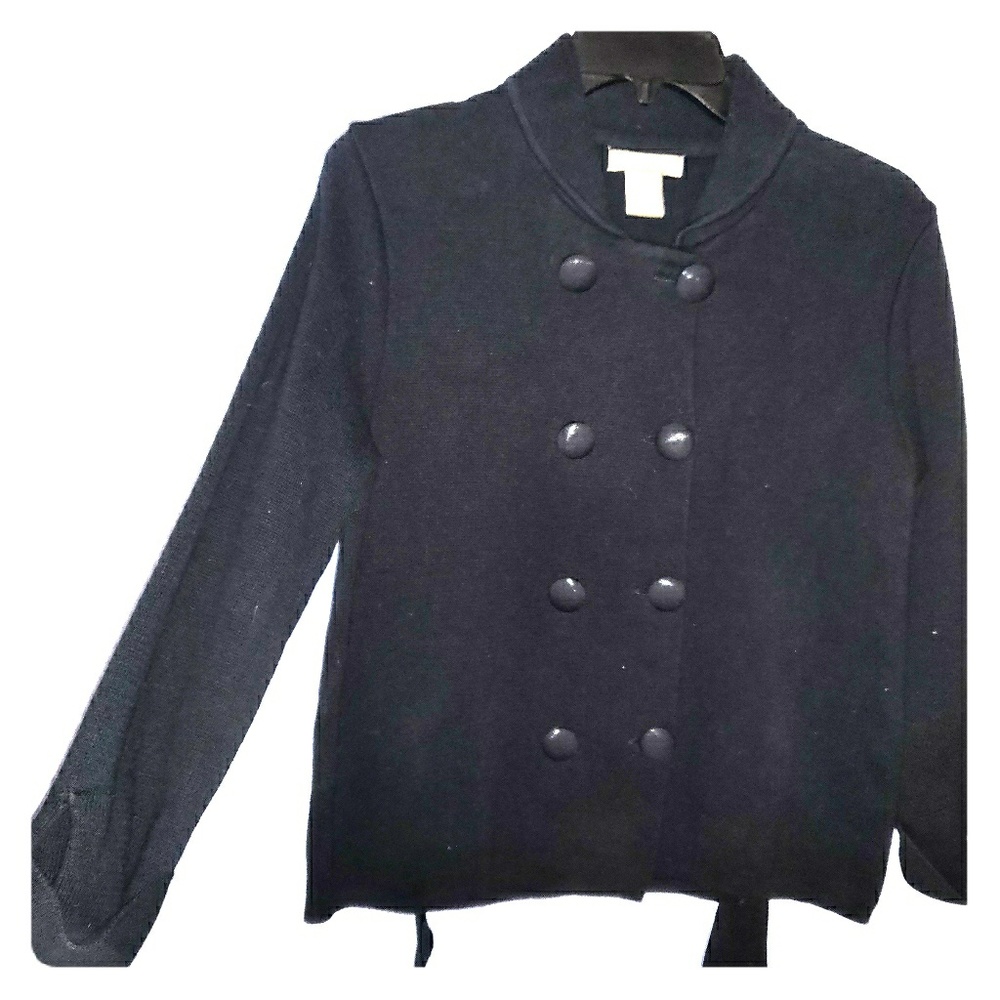 Vintage black sweater jacket